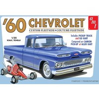 1960er Chevy Customs fleetside Pick-Up mit GoKart