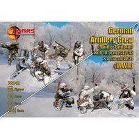 German Artillery Crew (winter uniform) with 10